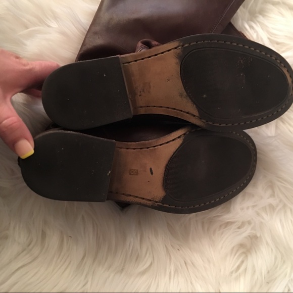 Steve Madden tall brown leather riding boots - Picture 9 of 9